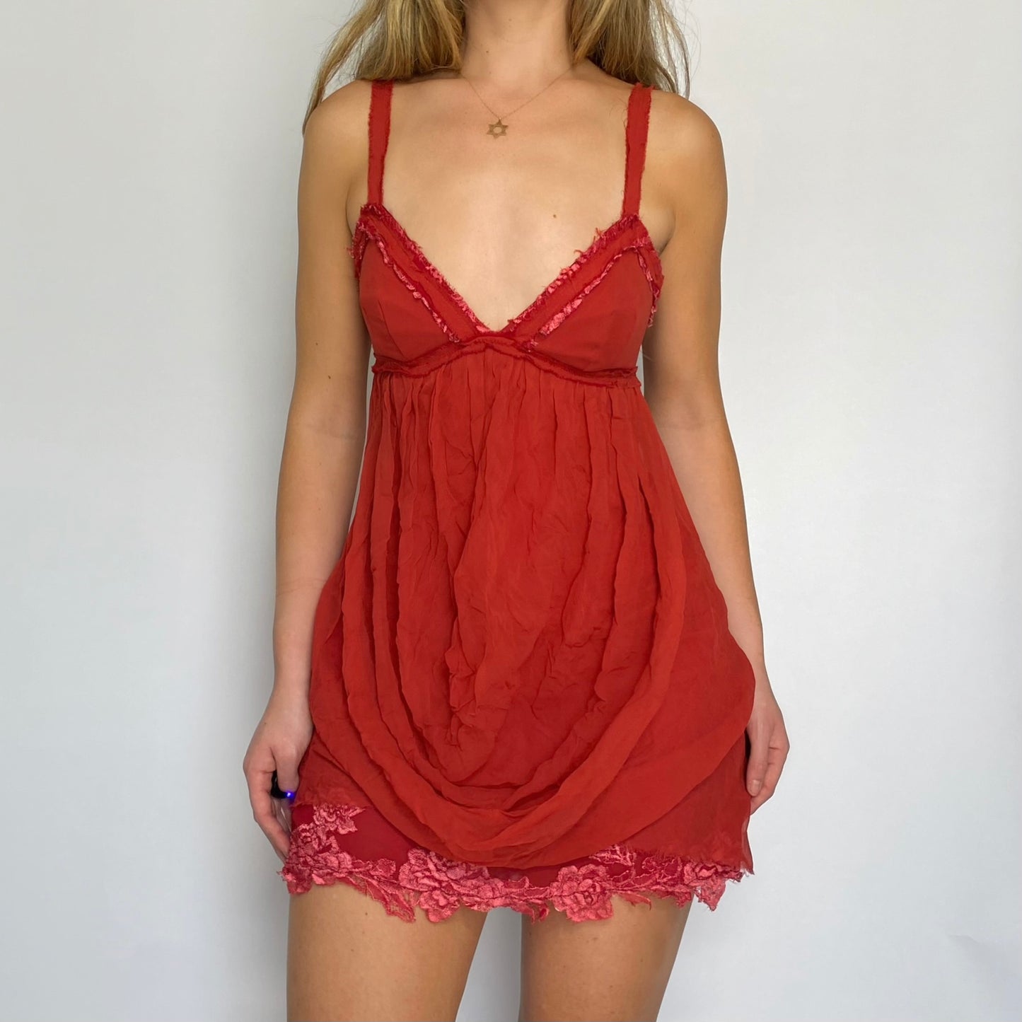 00s Mandalay Silk Mini Dress
