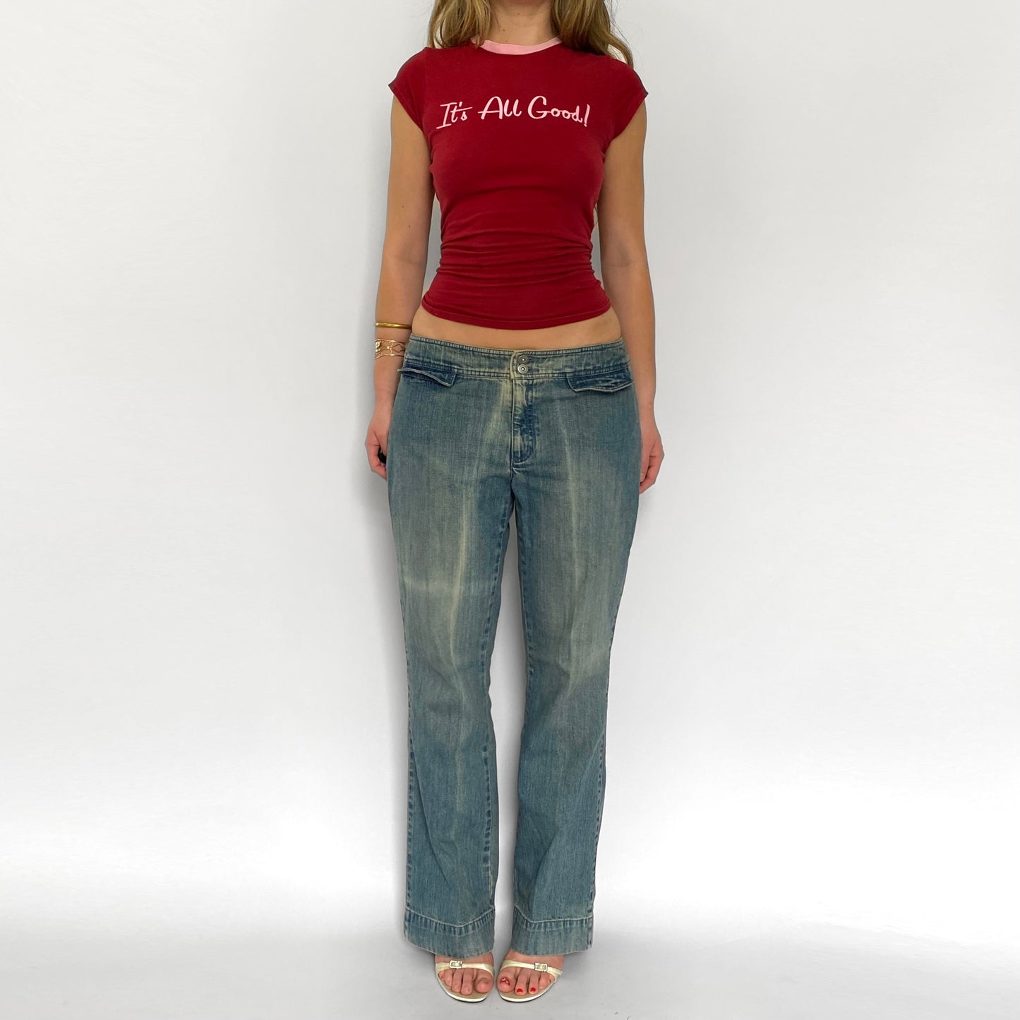 00s Kick Flared Jeans