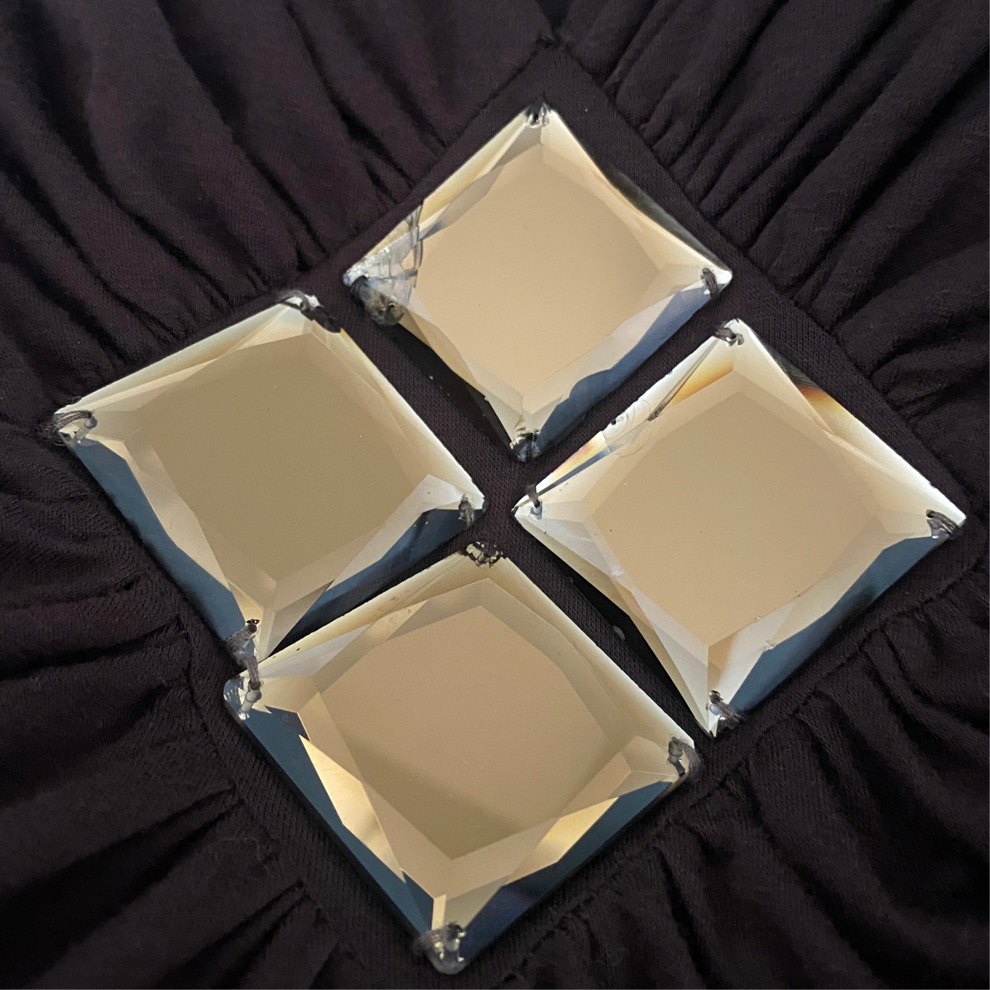 00s Glass Waist Mini Dress