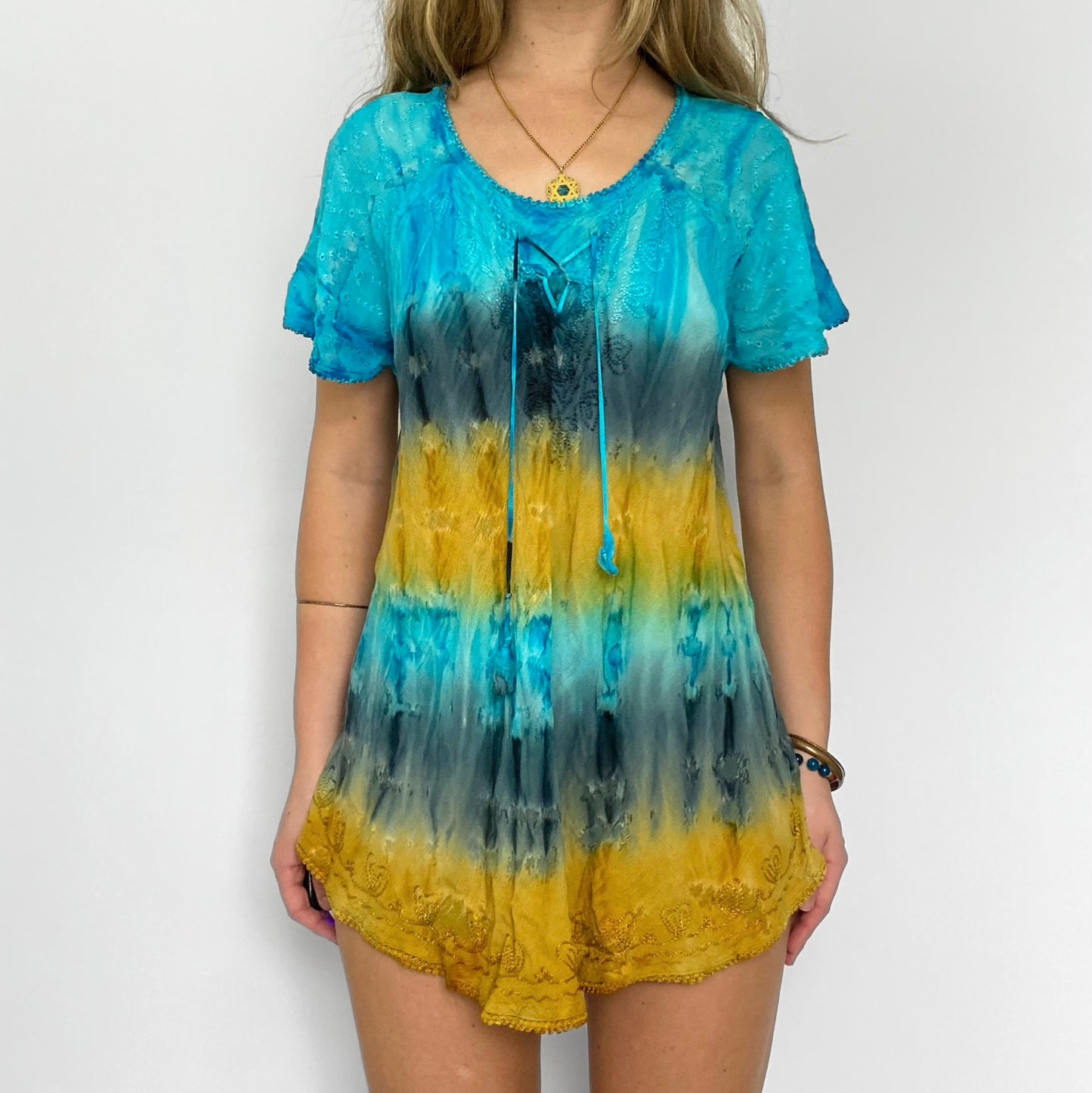 00s Embroidered Sundress