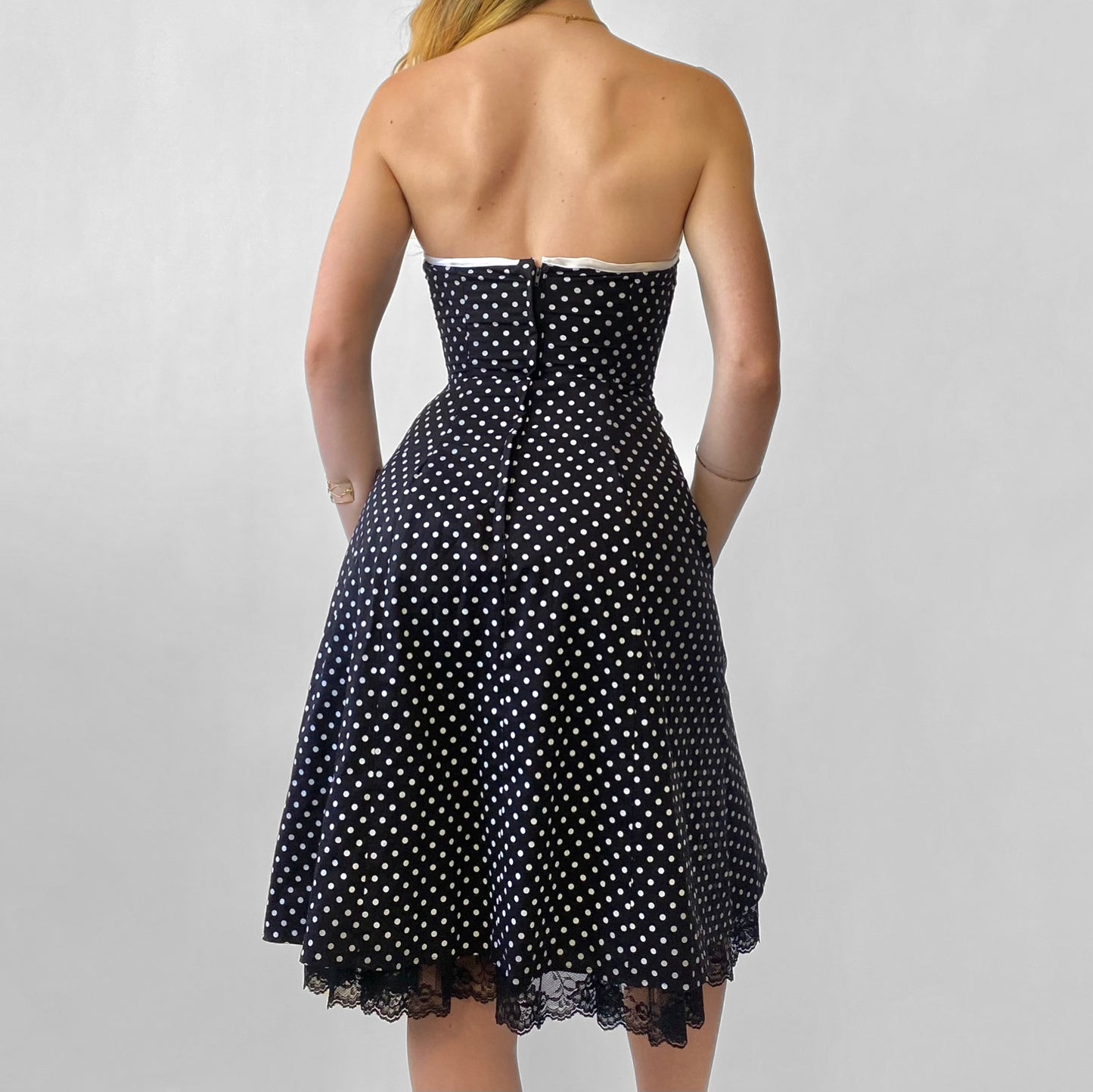 90’s Polka Dot Midi Dress