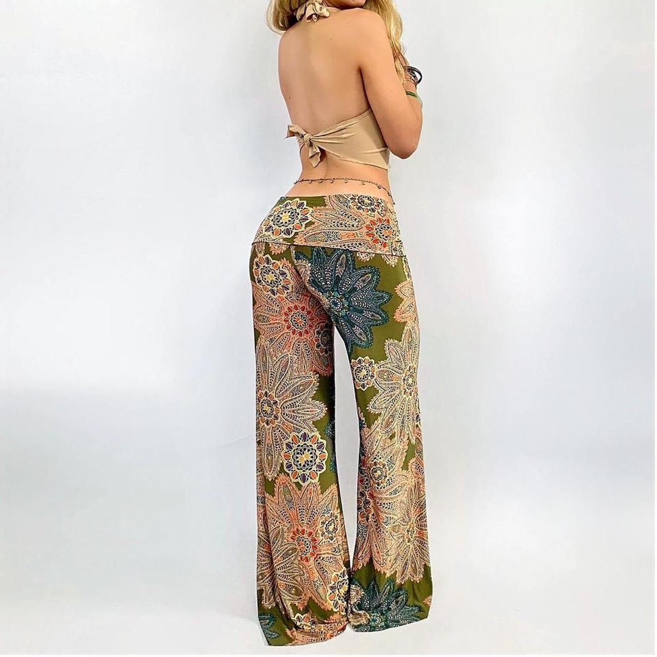 00s Mandala Fold-over Pants
