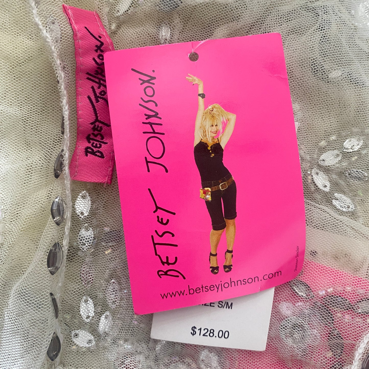 00s Betsey Johnson Beaded Angel Top