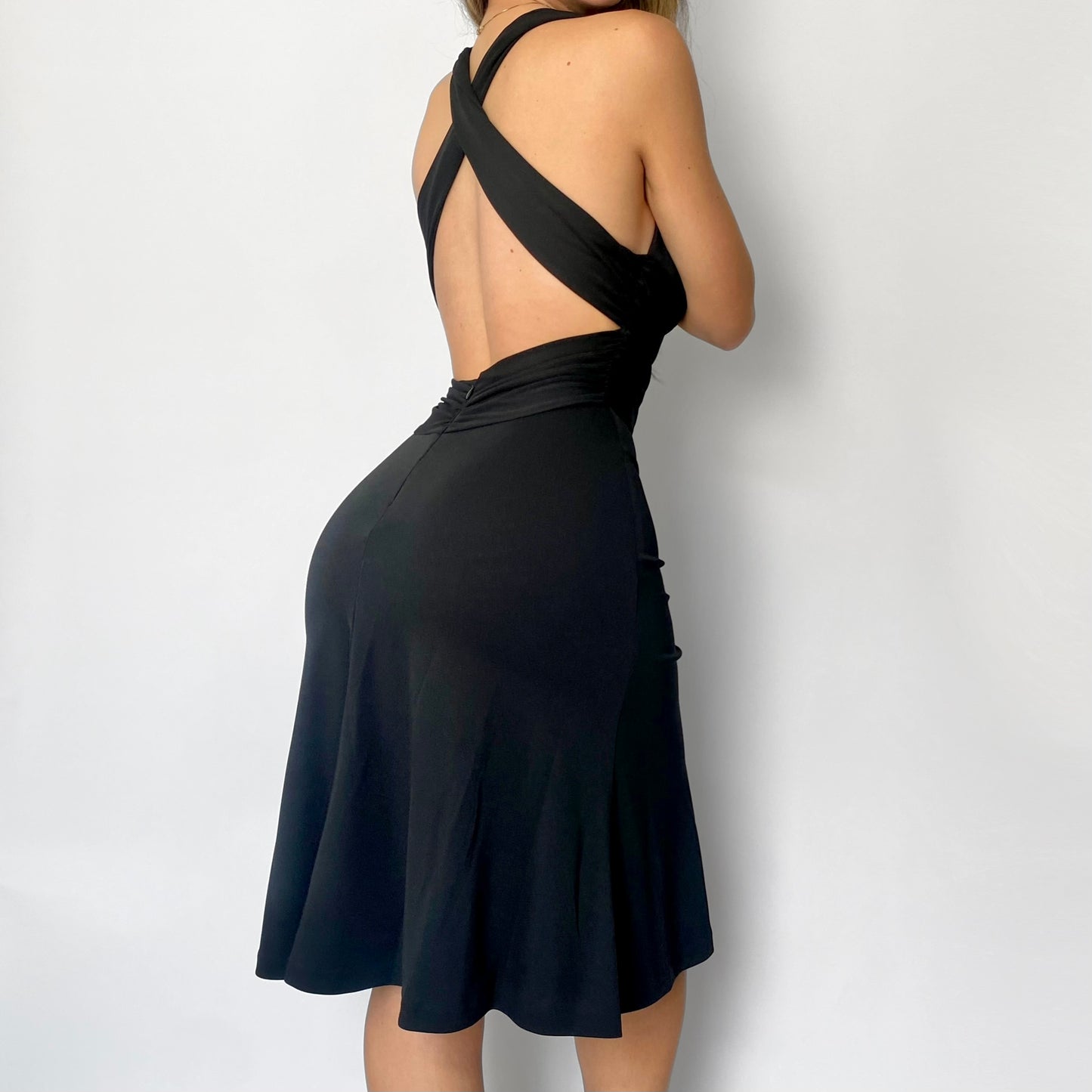 90’s Plunging Backless Dress