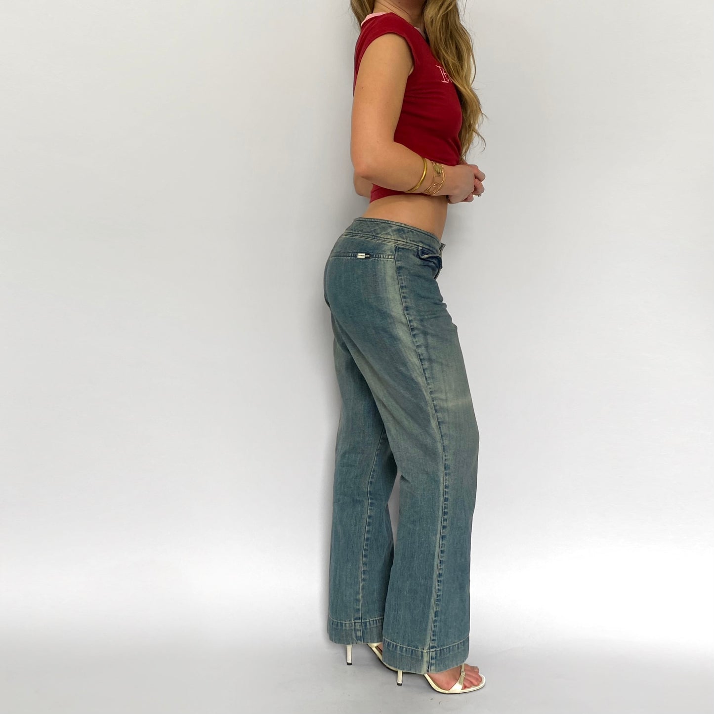 00s Kick Flared Jeans
