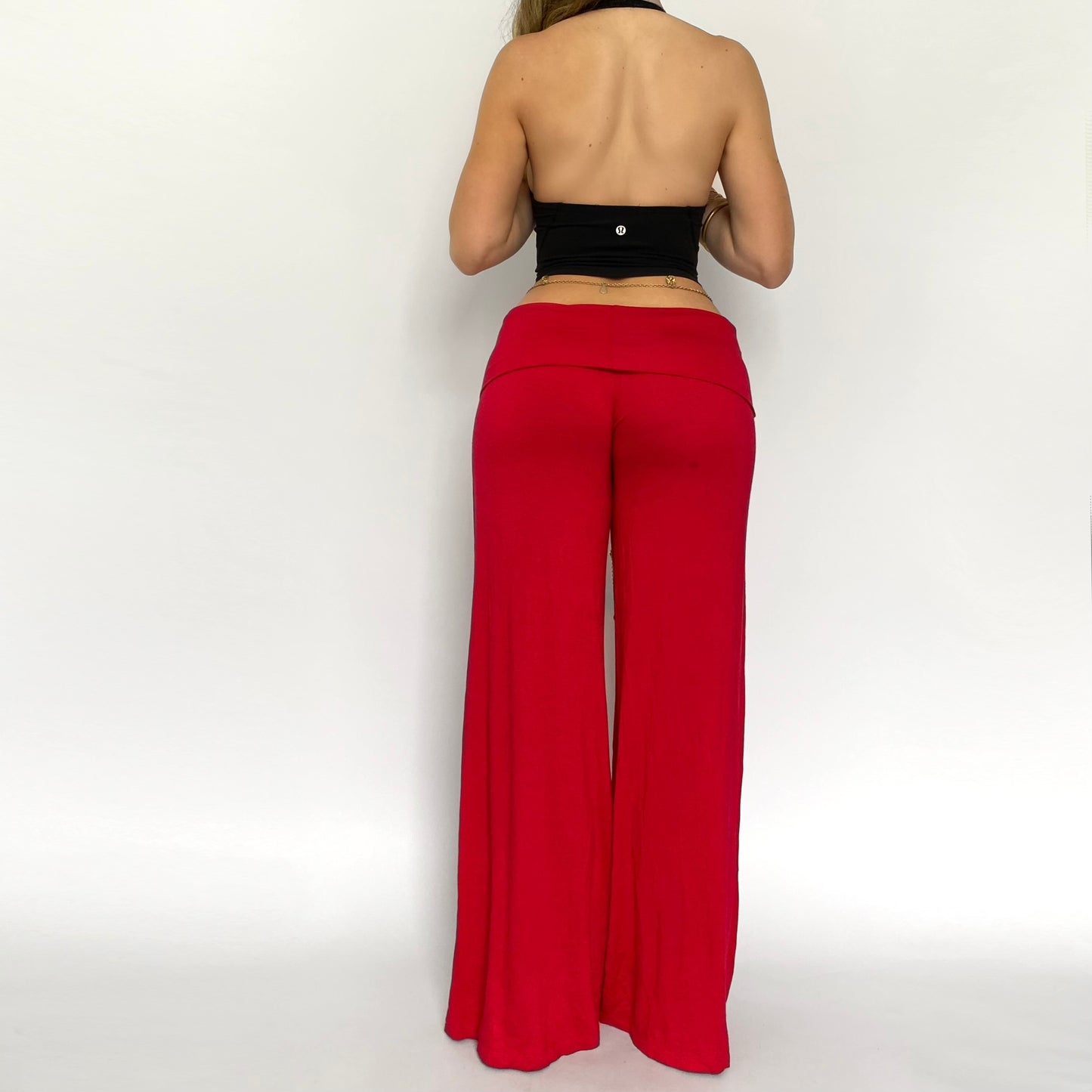 00s Fold Over Red Flares