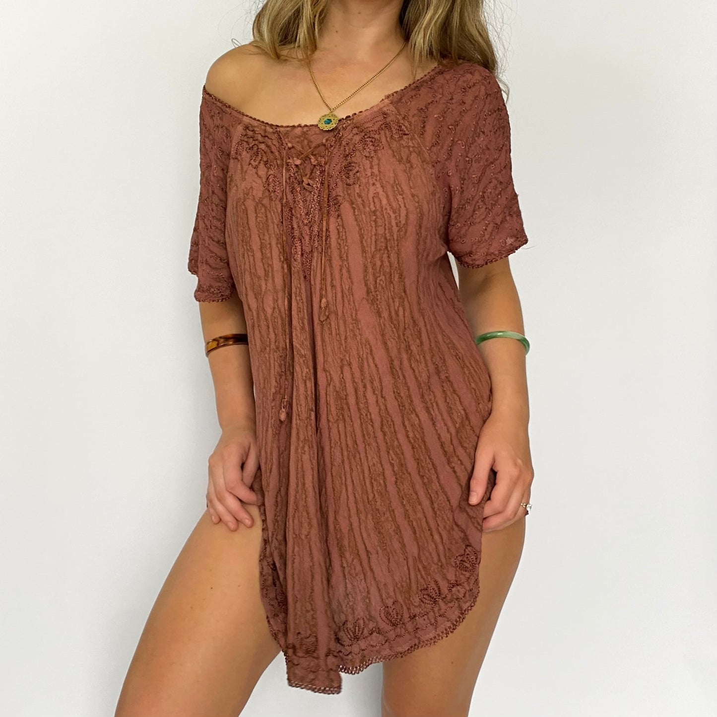 00s Embroidered Sundress