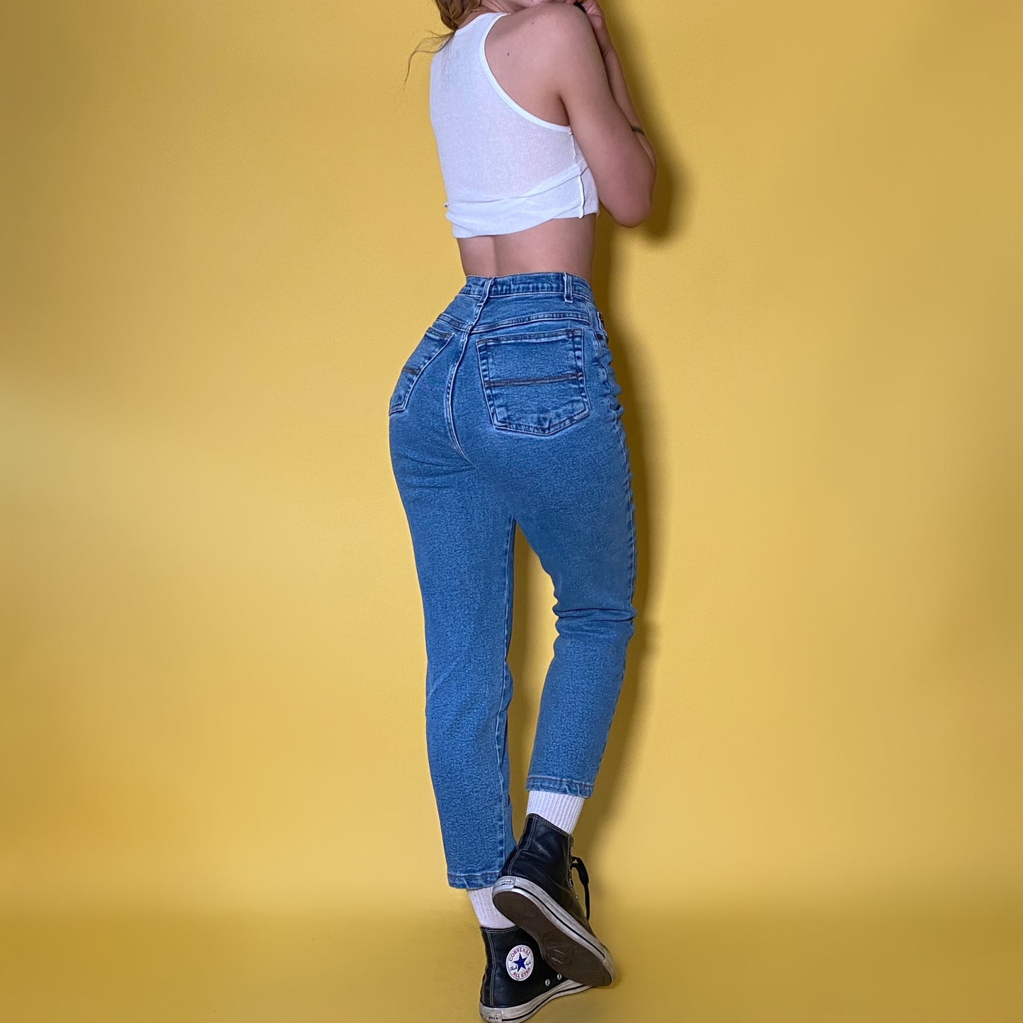 90’s Light Wash High Rise Jeans