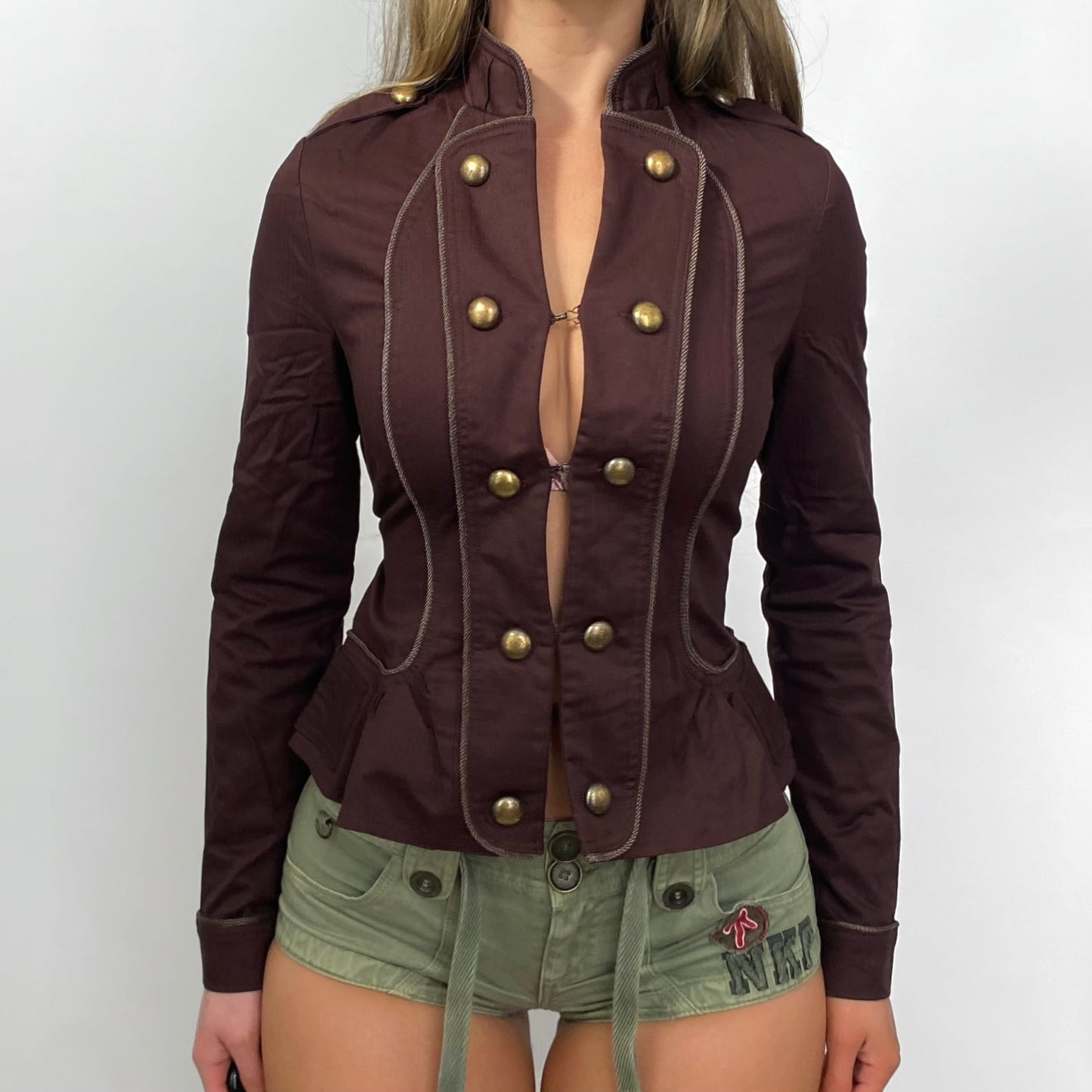 00s Mocha Military Jacket