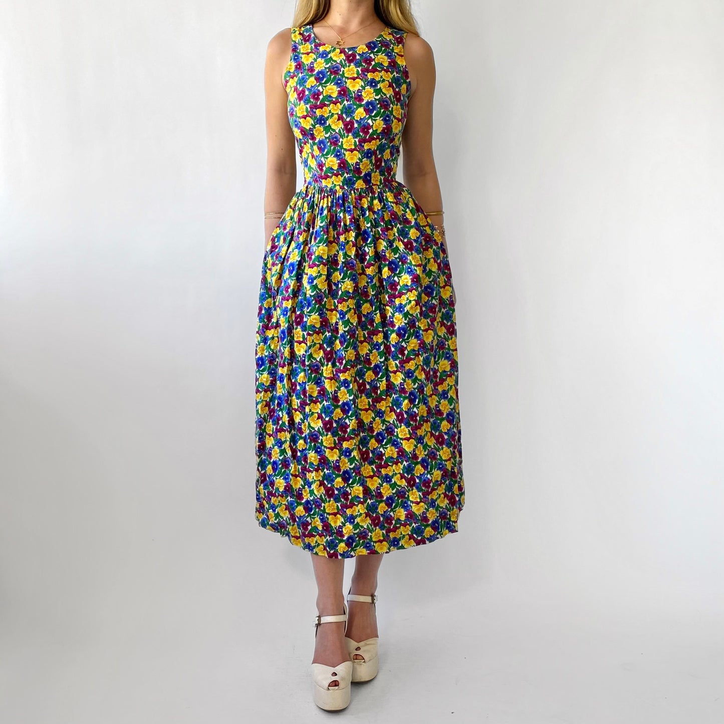 70’s Floral Sun Dress