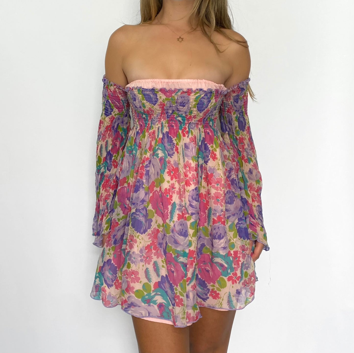 Betsey Johnson Silk Babydoll