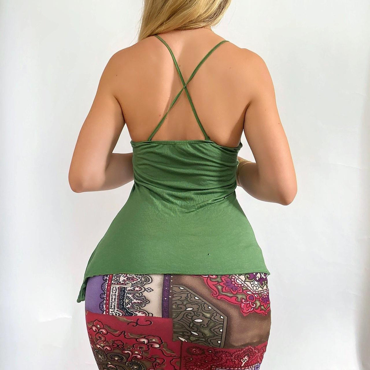 00s Beaded Asymmetrical Cami