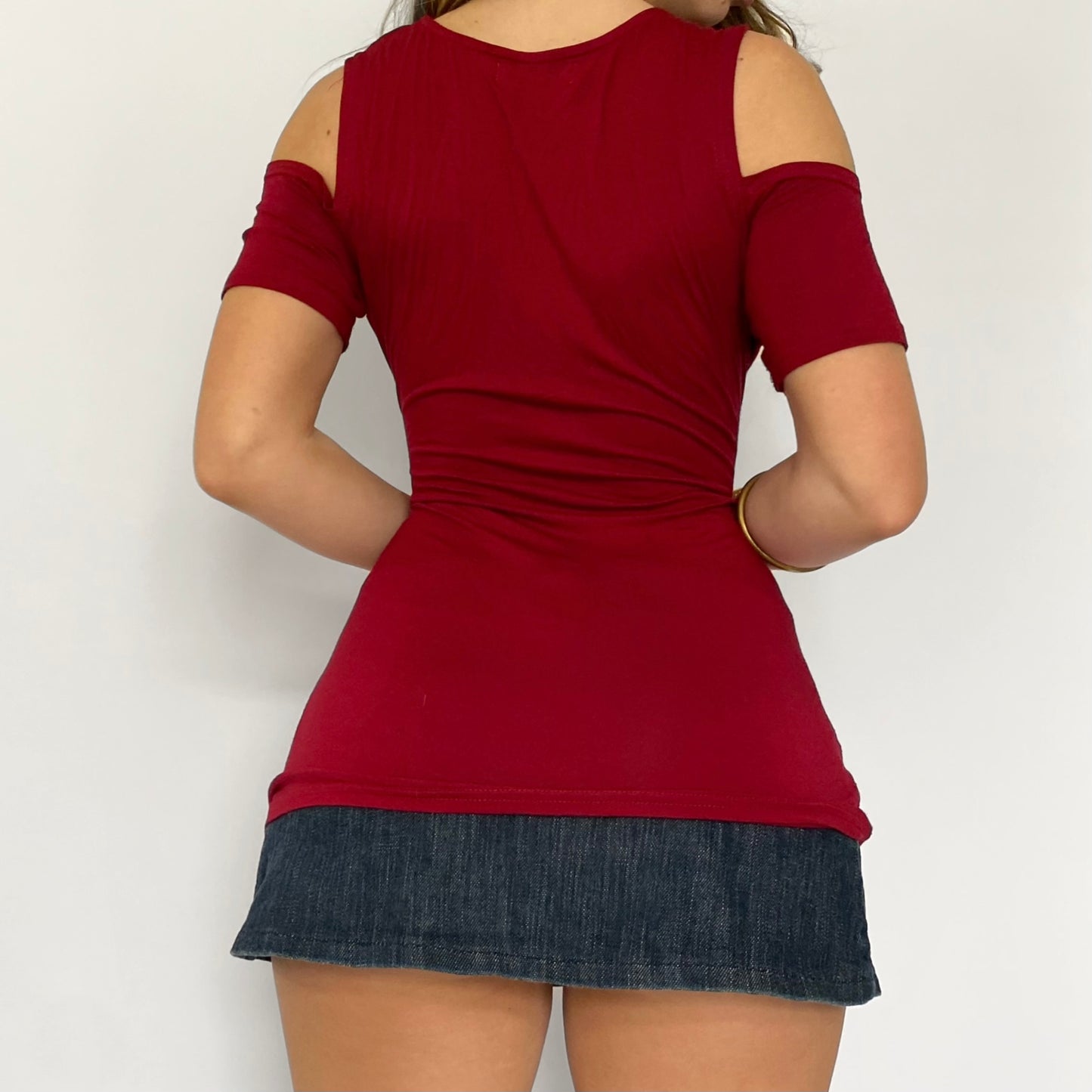 00s Cold Shoulder Tunic