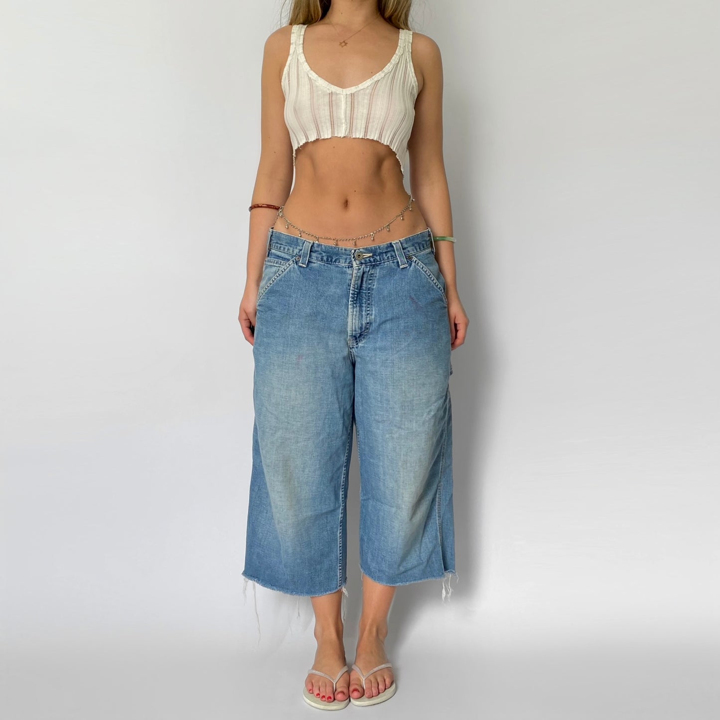 90’s Utility Cutoff Jeans