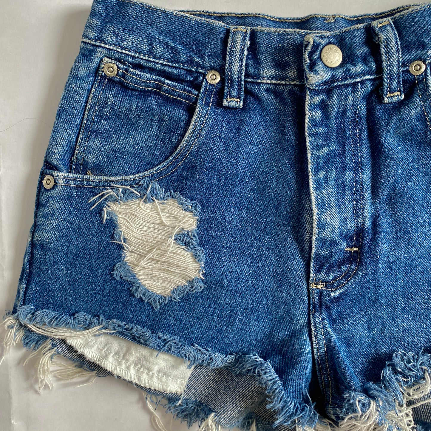 00s Dark Denim Wrangler Shorts