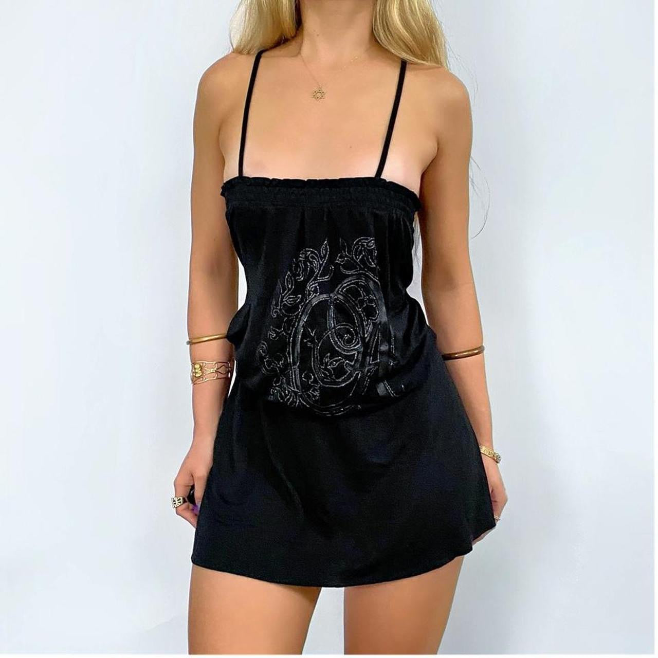 00s Drop-waist Graphic Mini