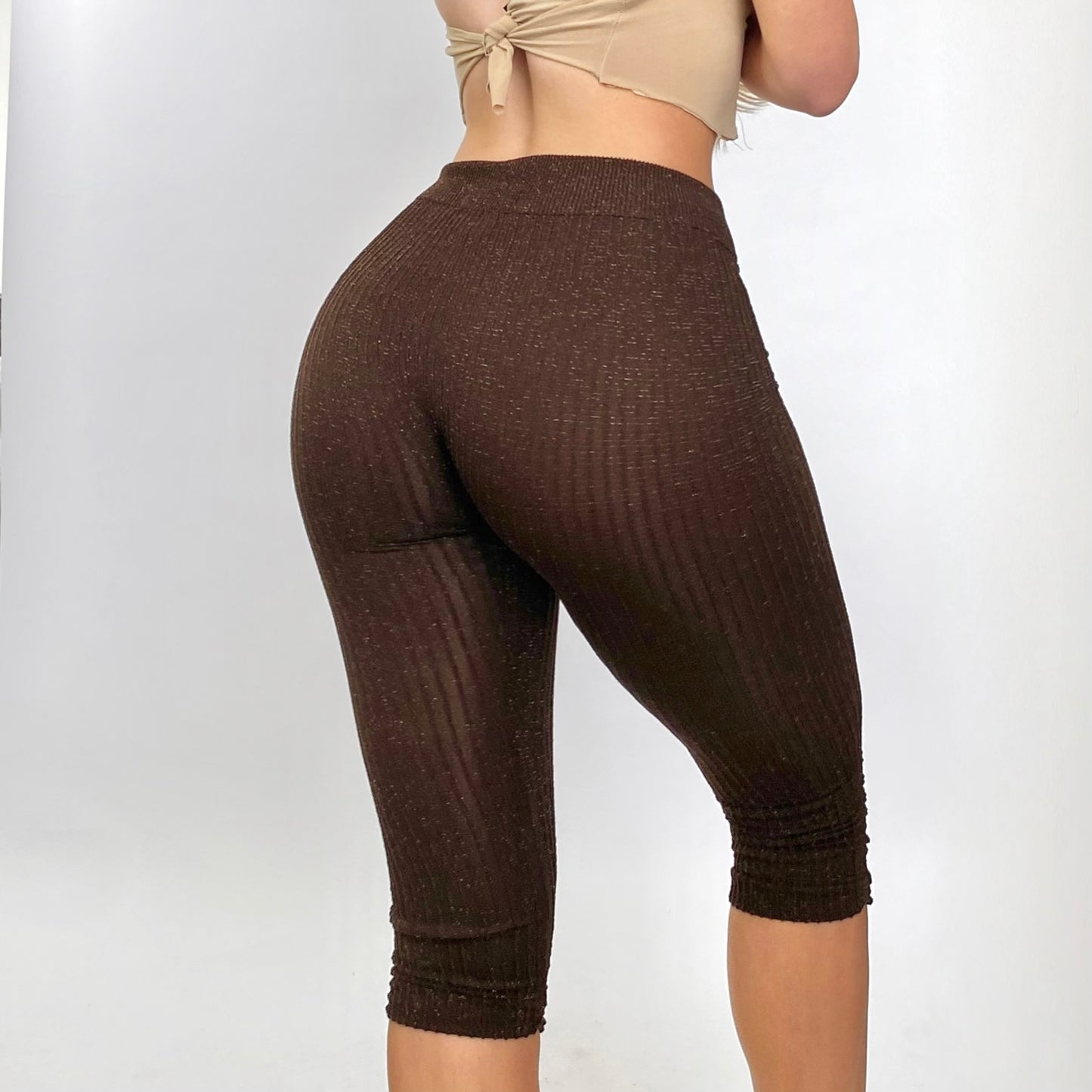 00s Mocha Capri Leggings