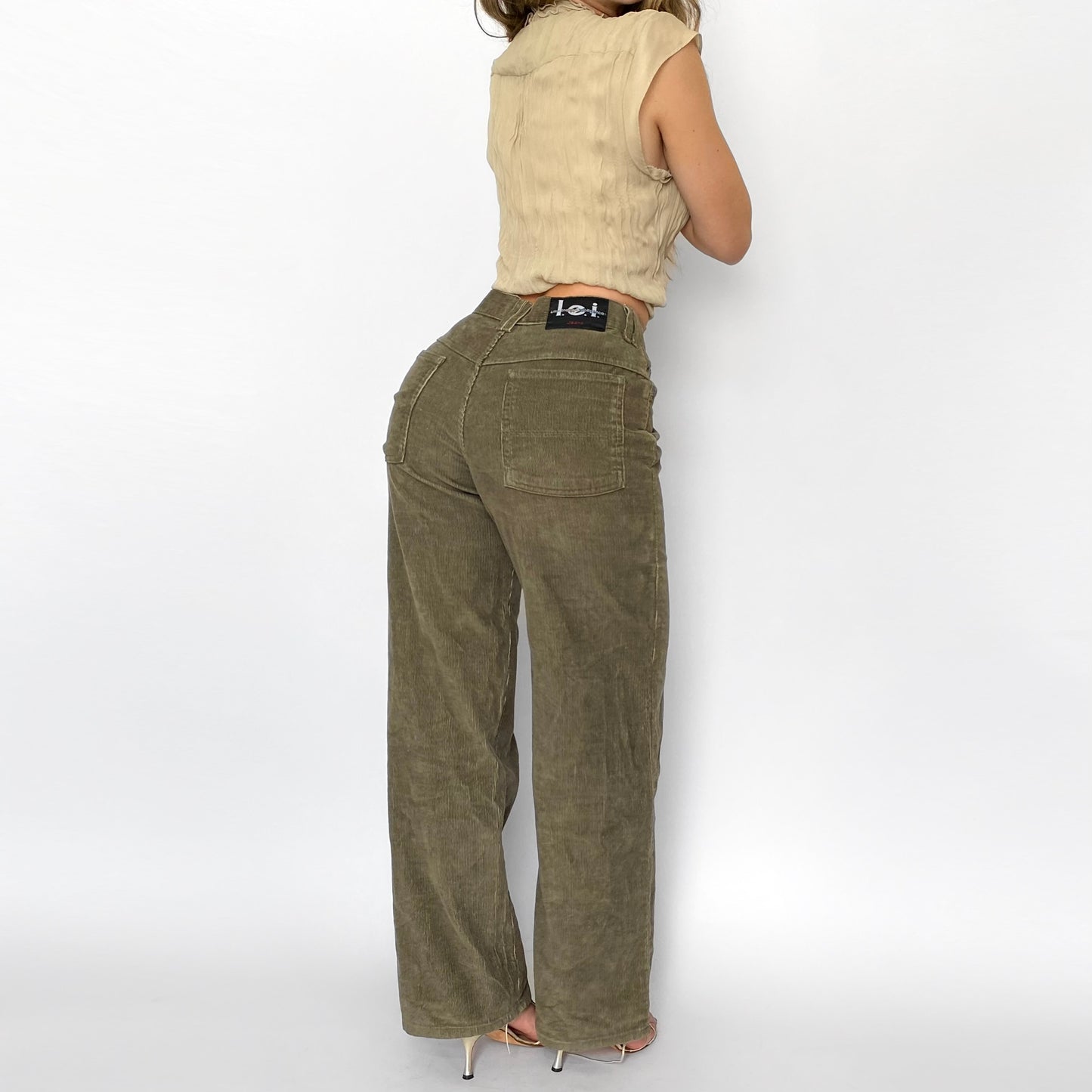 90’s Olive Corduroy Pants