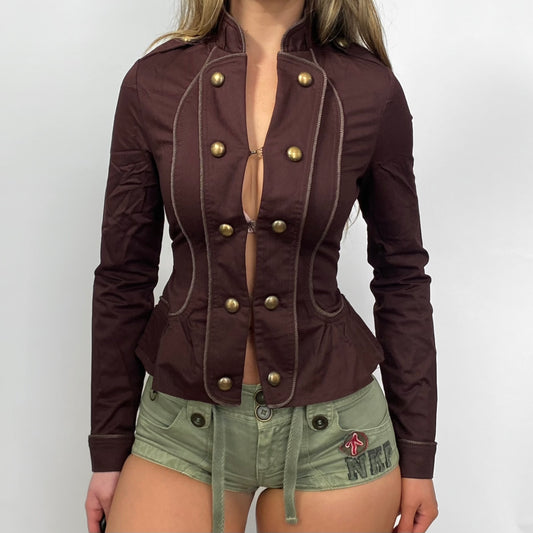 00s Mocha Military Jacket