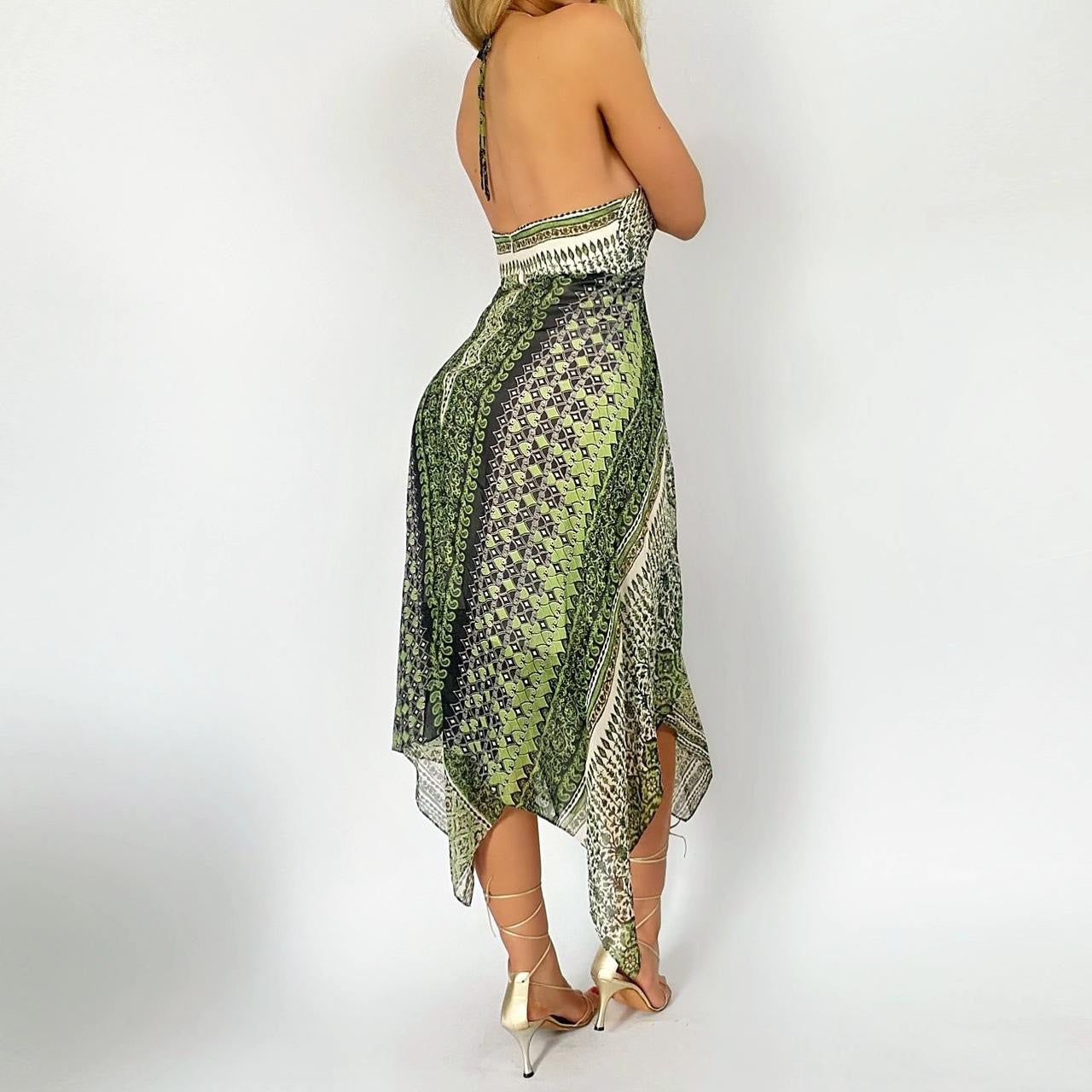 90’s Silk Handkerchief Dress