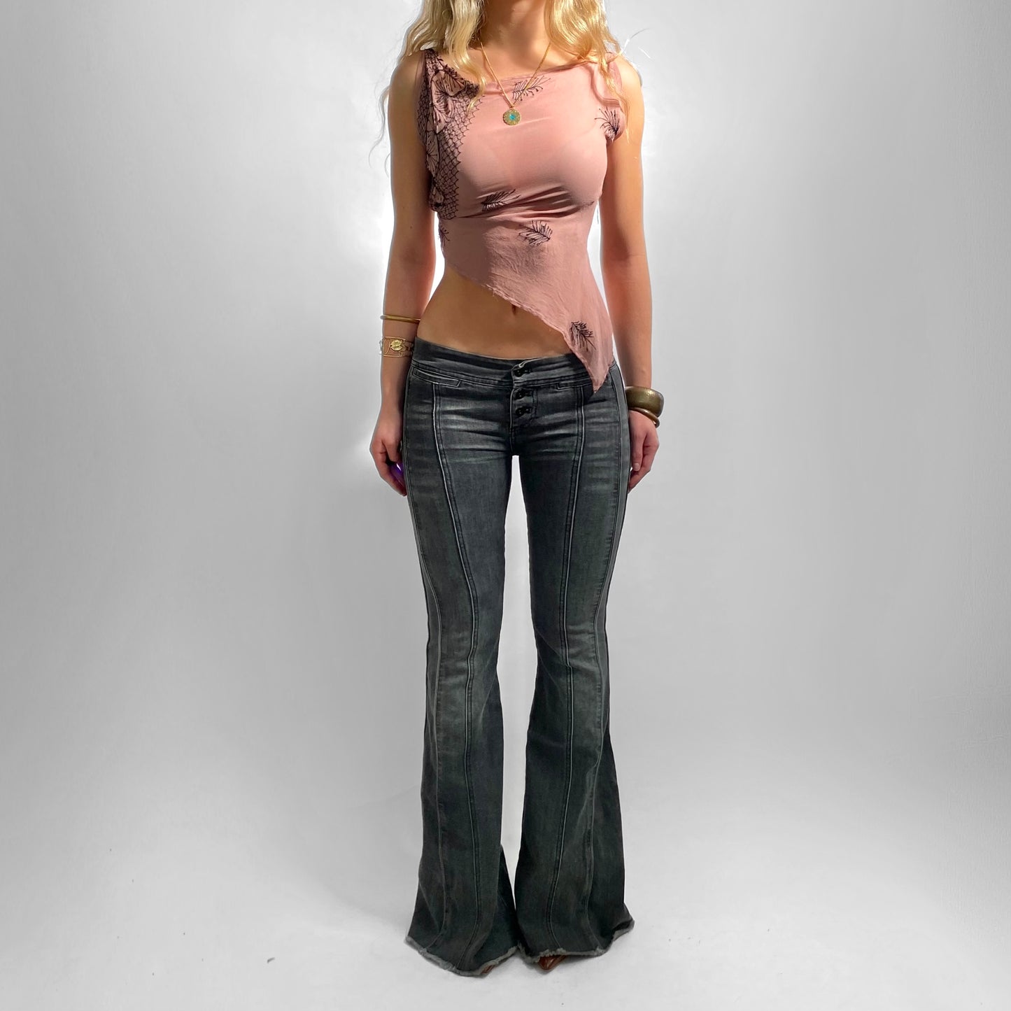 Low rise Saddle Back Jeans