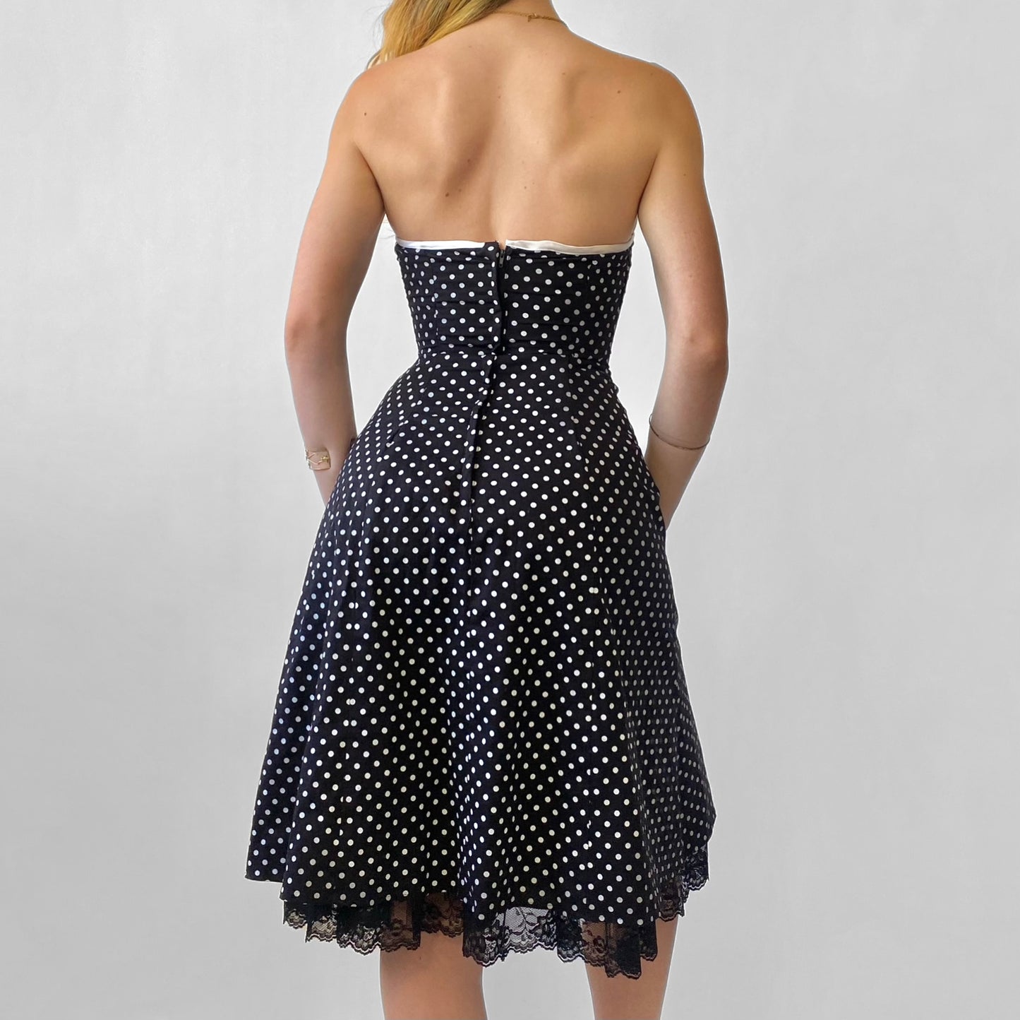 90’s Polka Dot Midi Dress