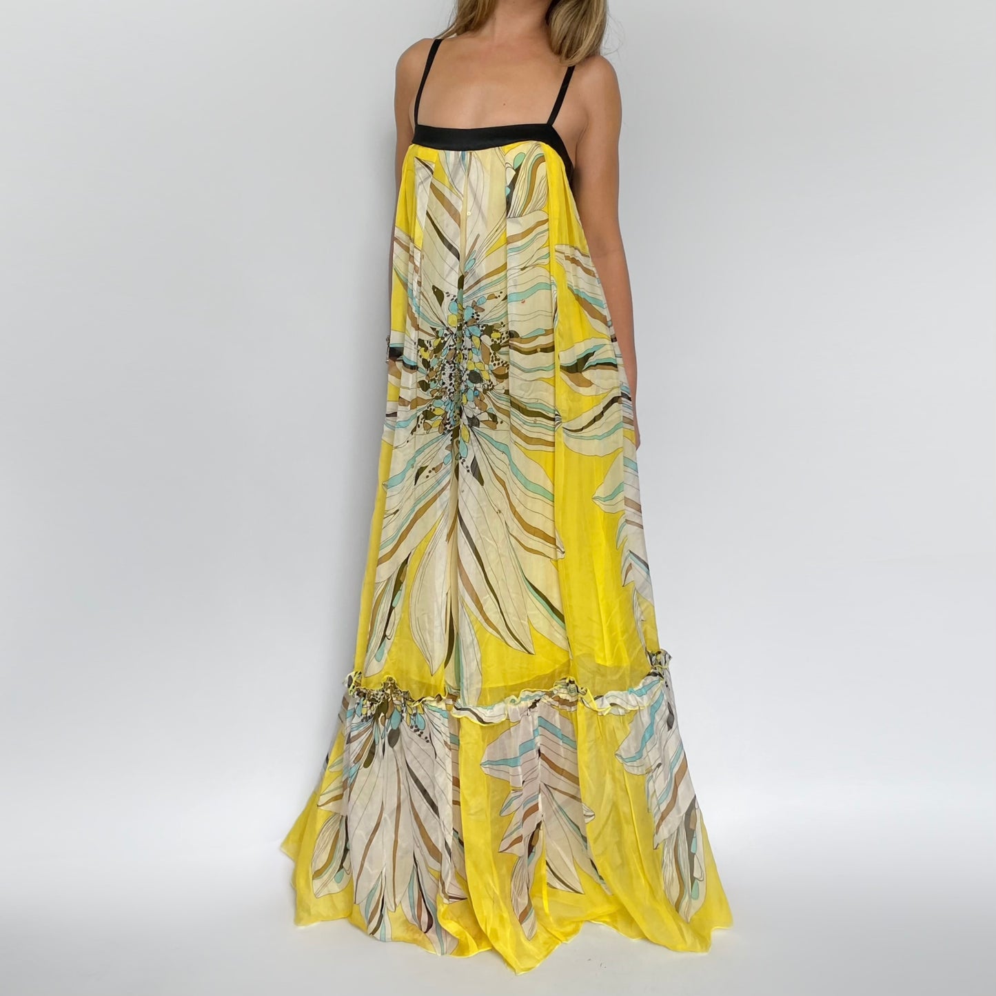 00s Bebe Beaded Silk Dress