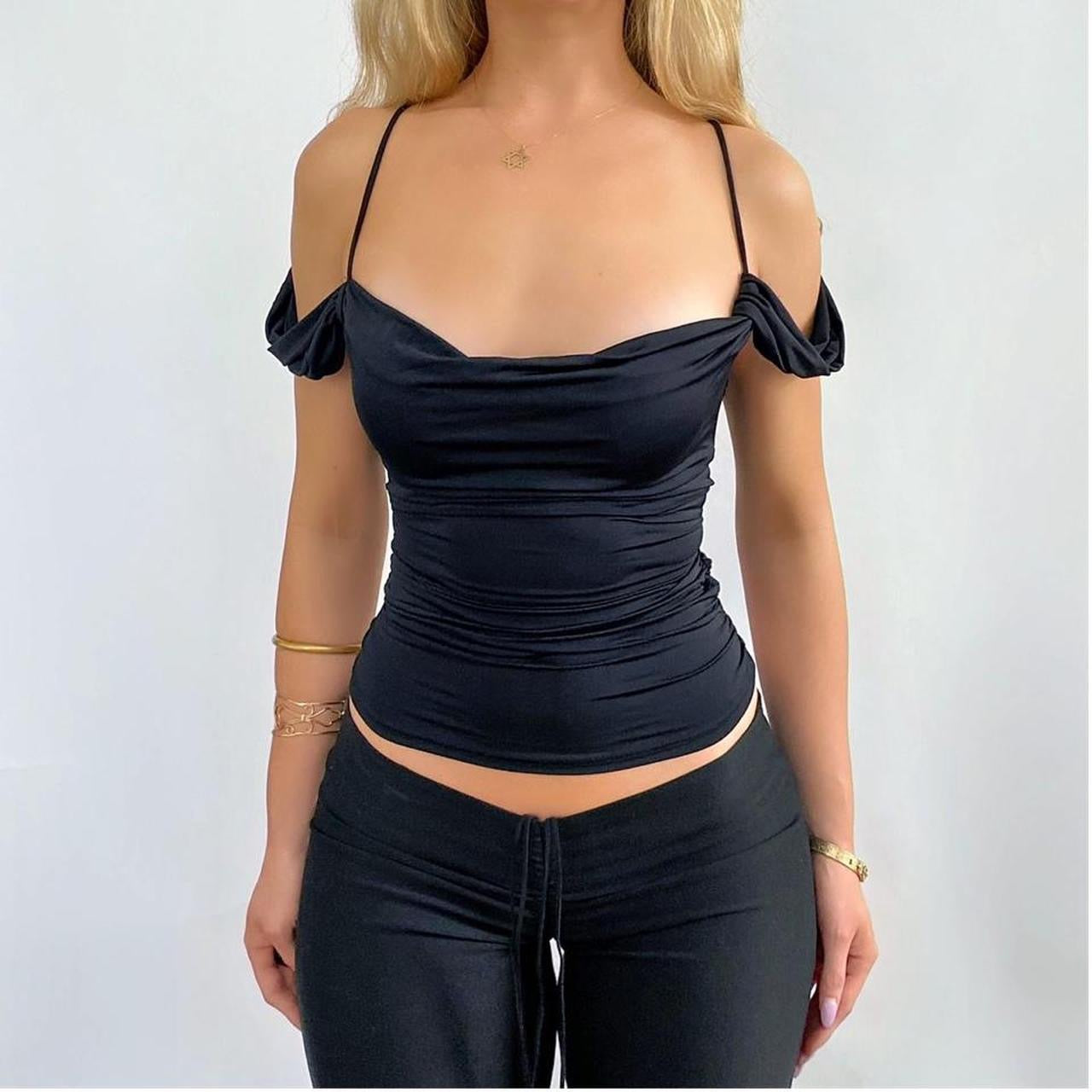 00s Bardot Cowl Tank