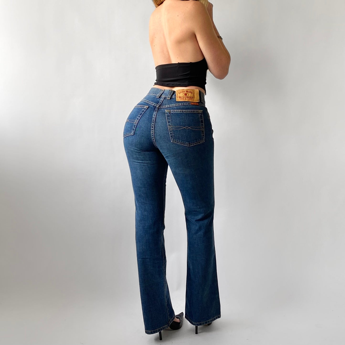 00s Lucky Brand Kick Flares