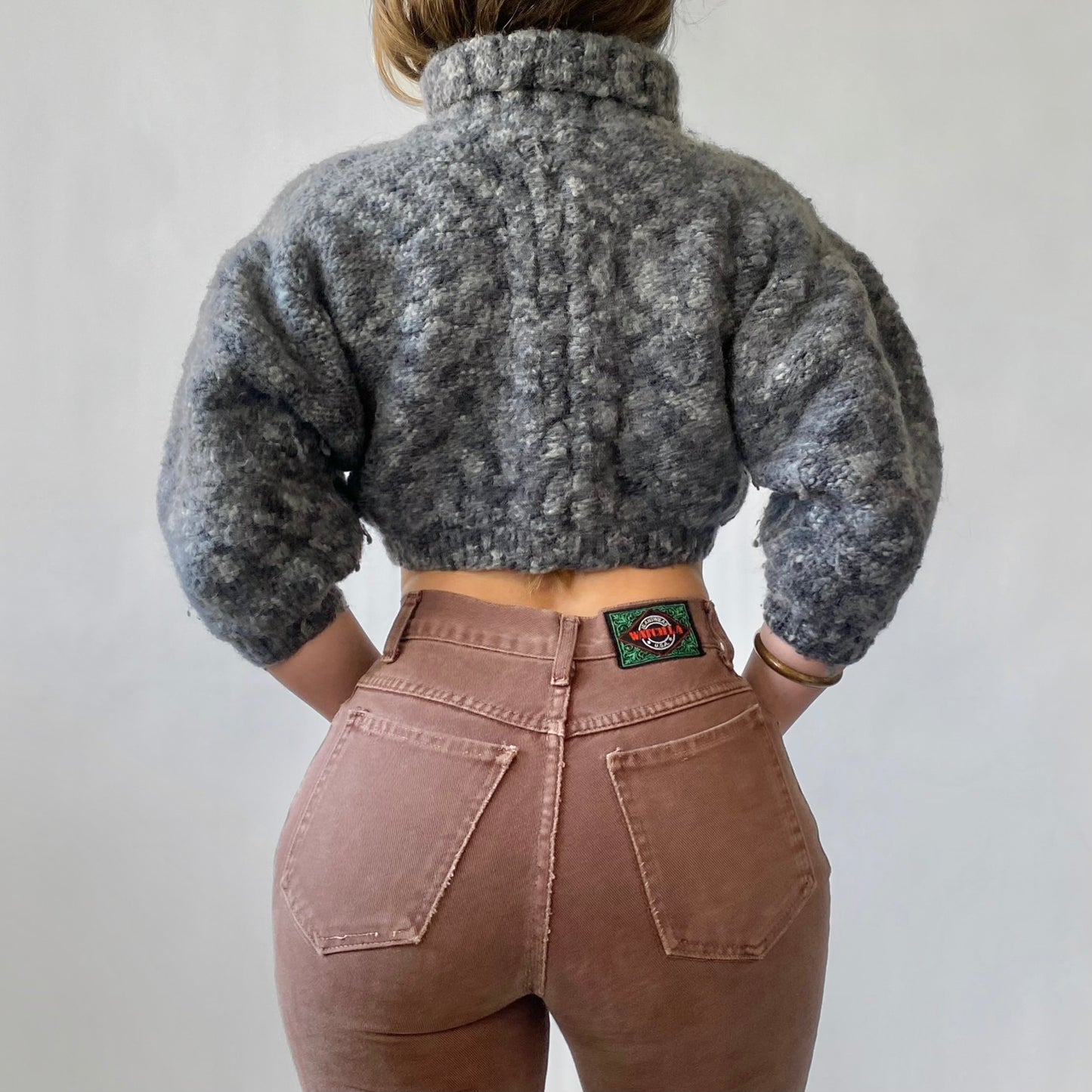 90’s Wool Cropped Sweater