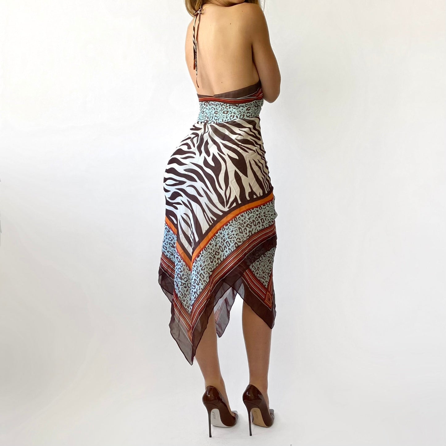 90’s Silk Handkerchief Dress