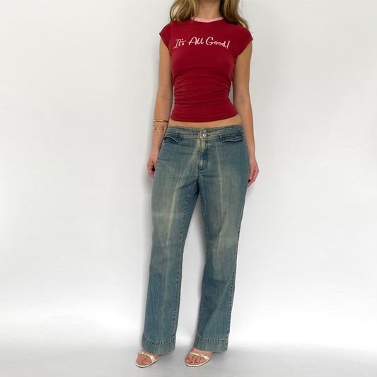 00s Kick Flared Jeans