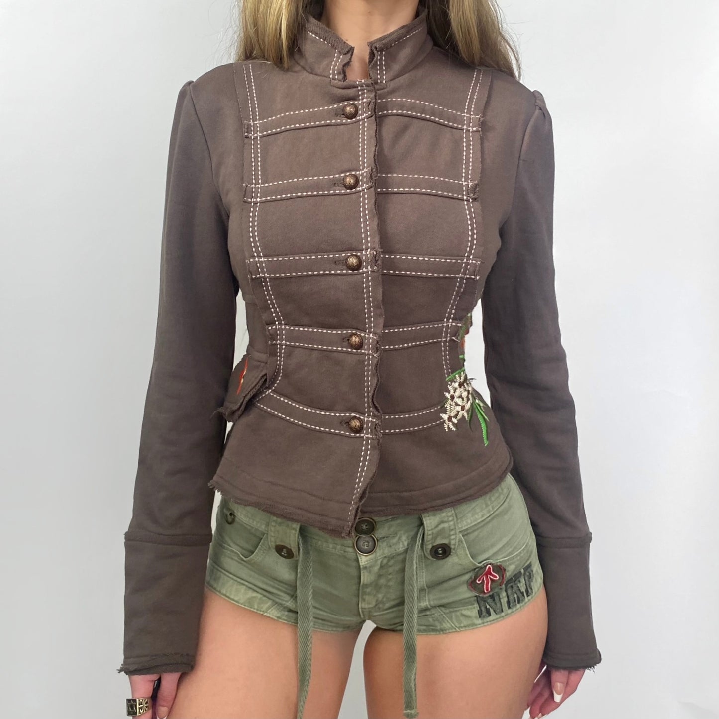 00s Embroidered Captains Jacket