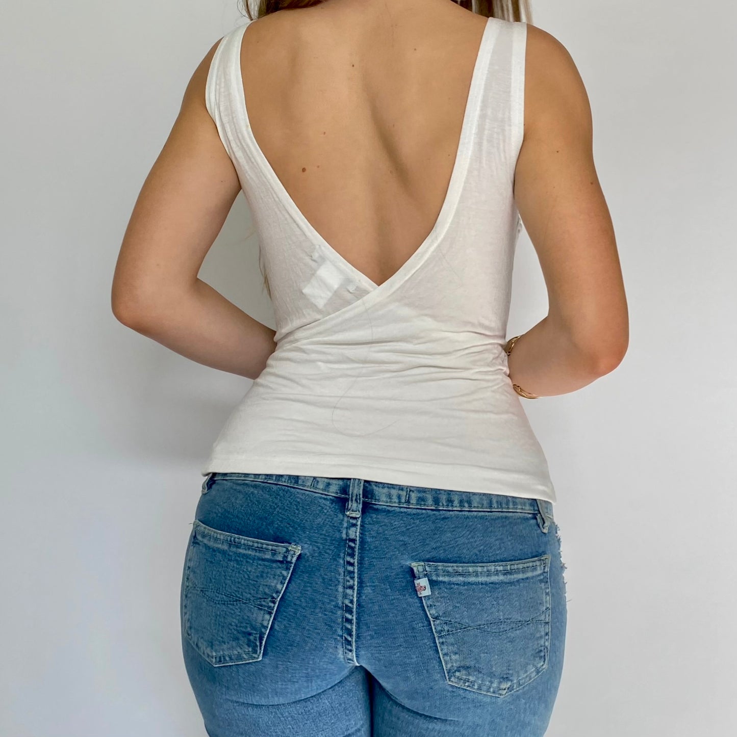 00s Beaded Wrap Tank