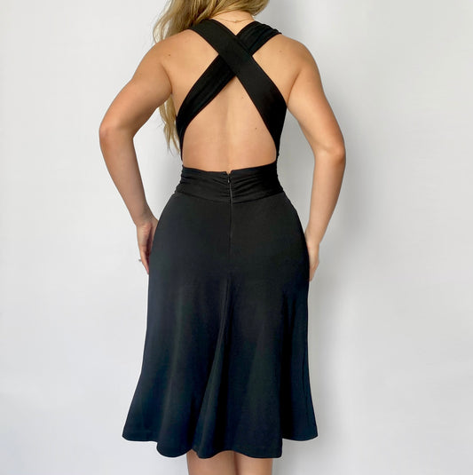 90’s Plunging Backless Dress