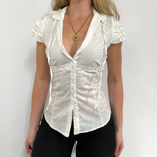 00s Pinstripe Tie Button-up