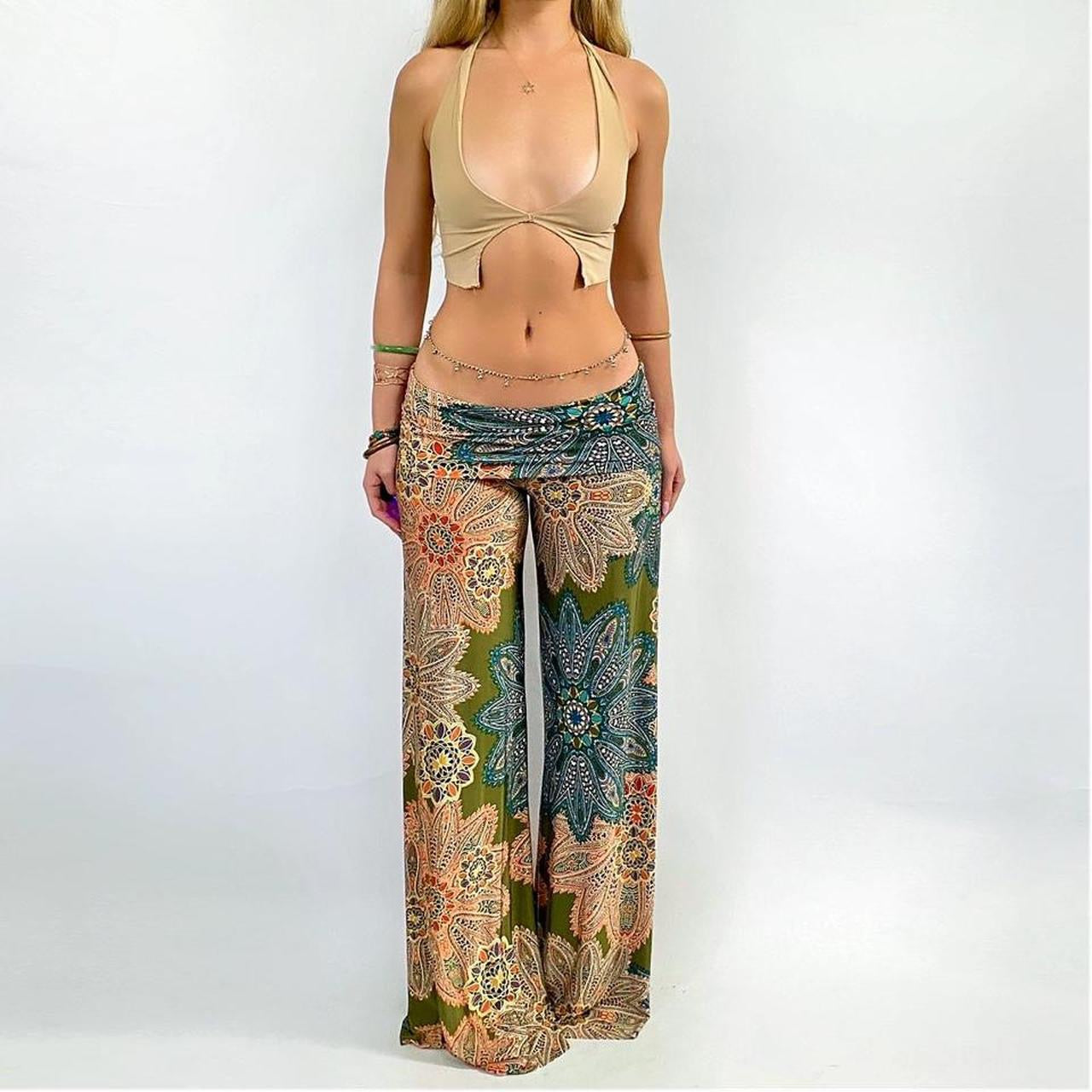 00s Mandala Fold-over Pants