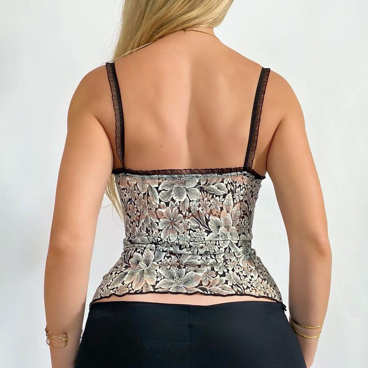00s Lace Corset Top
