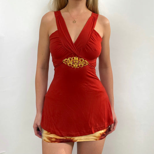 00s Rust Pendant Top