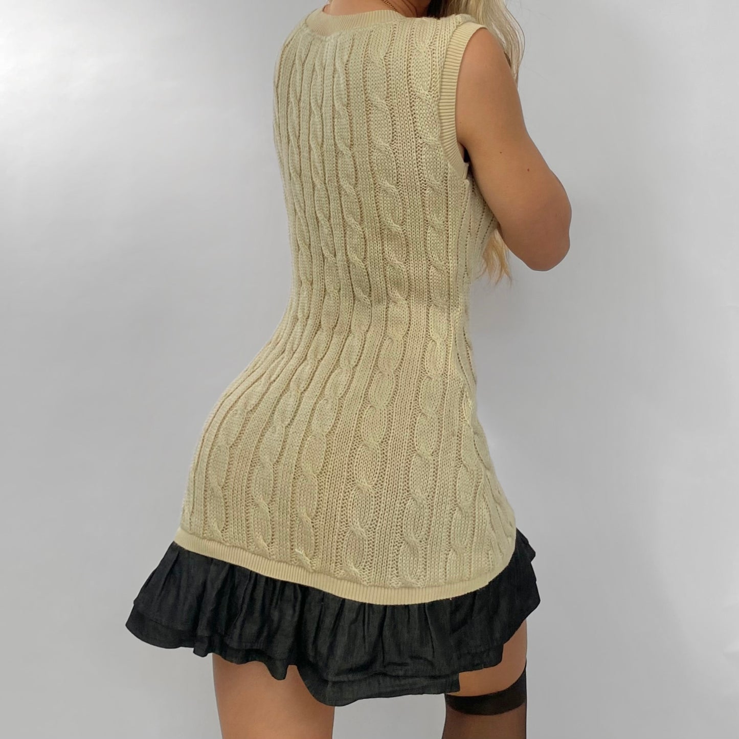 00s Chain Knit Dress