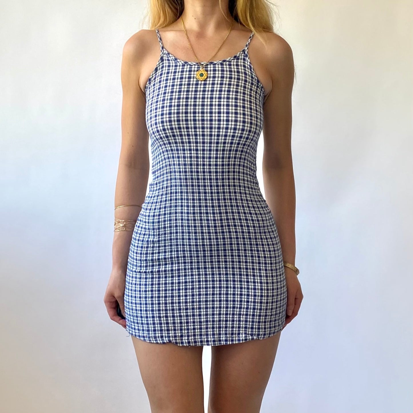 90’s Gingham Mini Dress