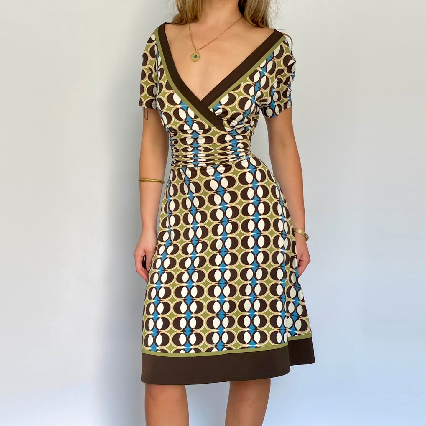 00s Mod Midi Dress