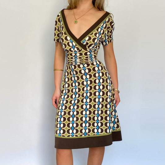 00s Mod Midi Dress