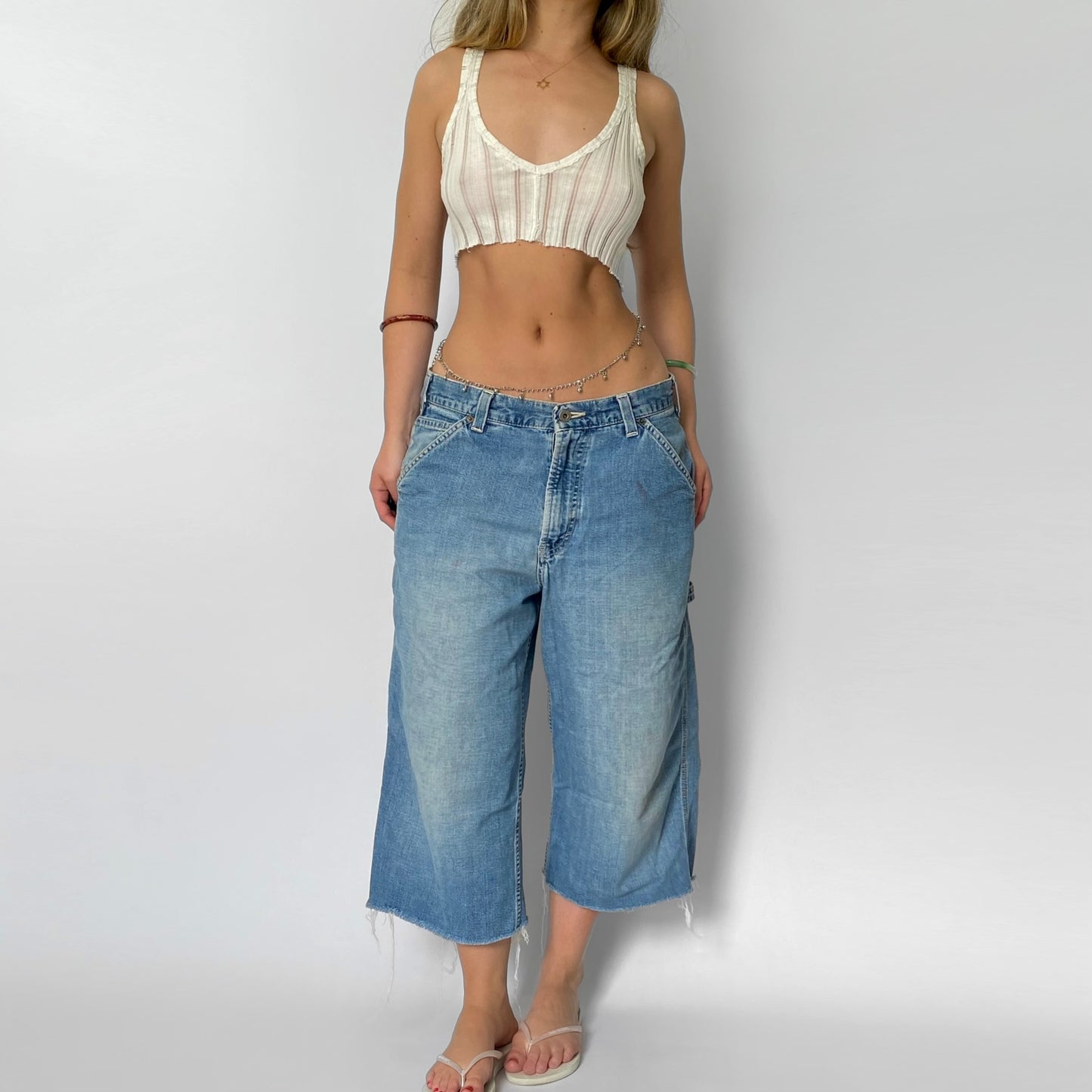 90’s Utility Cutoff Jeans
