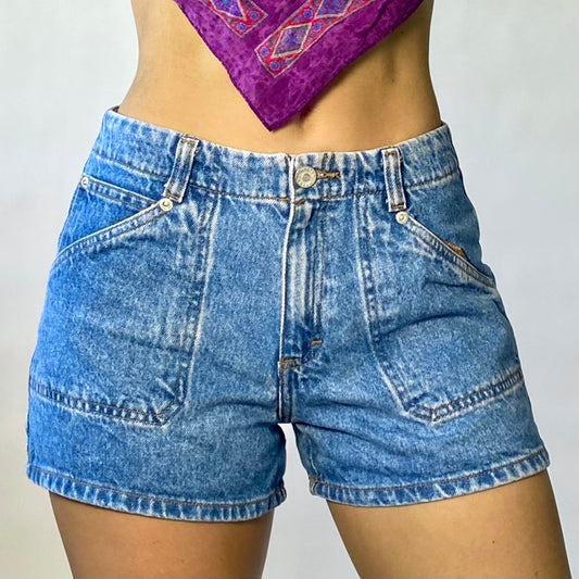 90’s High Rise Denim Shorts