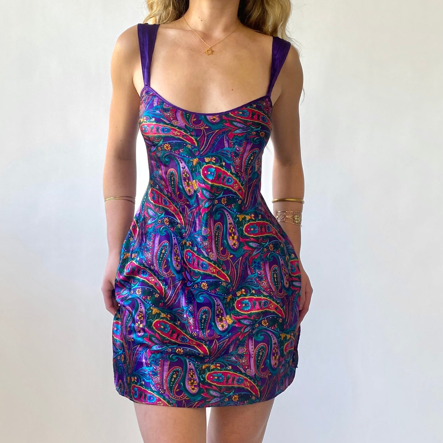 90’s Paisley Slip Dress