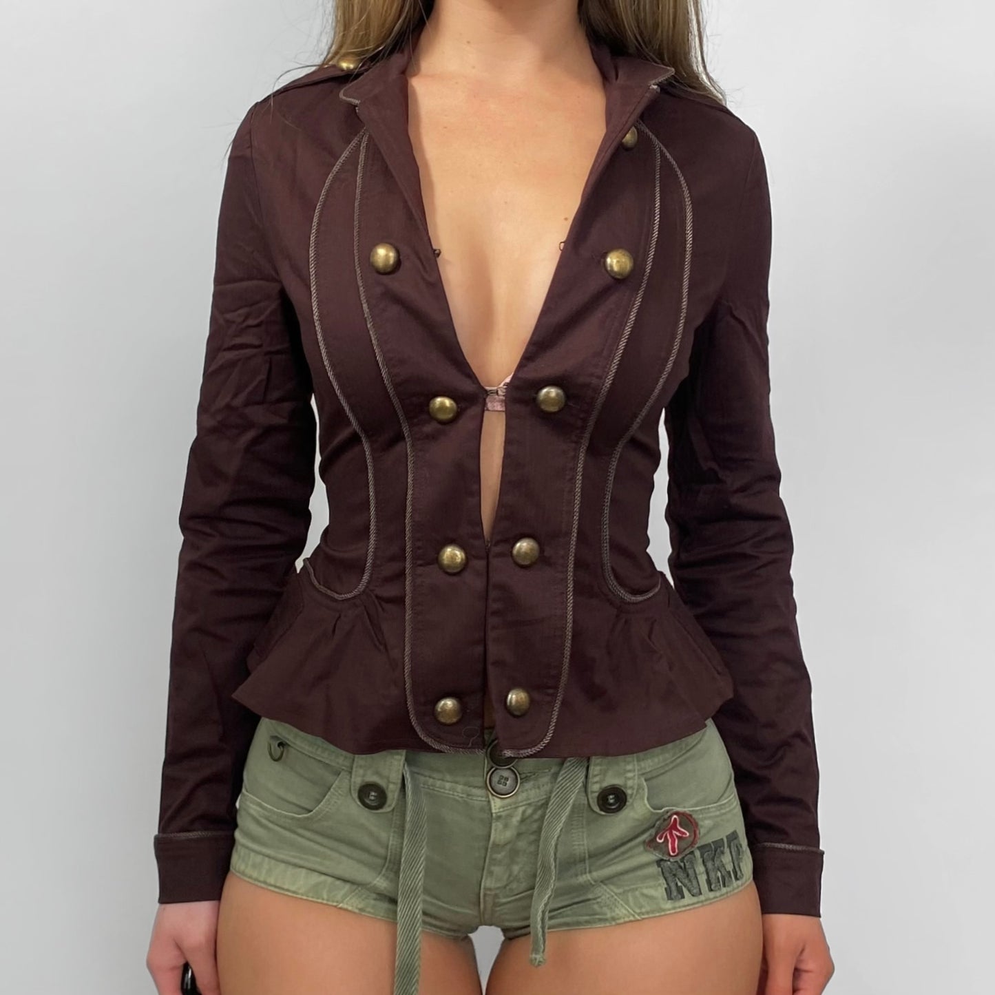 00s Mocha Military Jacket