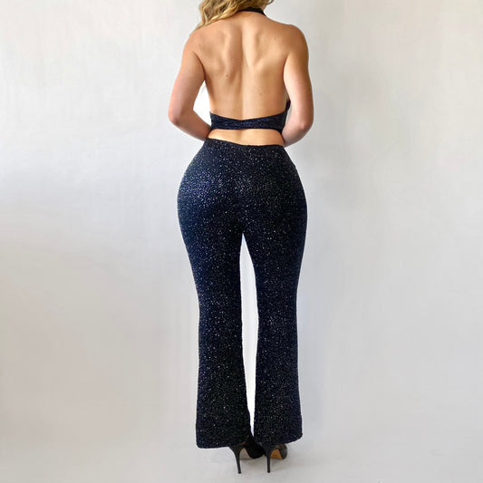 90s Cache Silk Beaded Pants