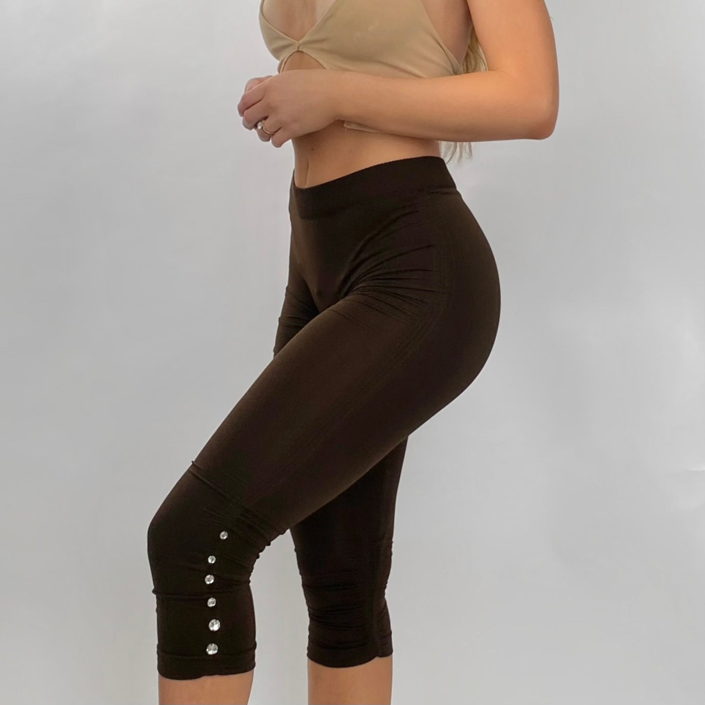 00s Mocha Capri Leggings