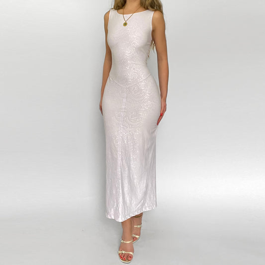 90’s Pale Lilac Velour Dress